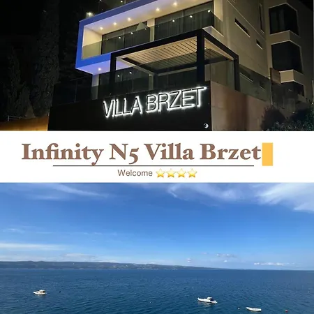 Infinity N5 Villa Brzet Omiš Exterior foto
